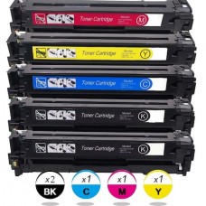  Set 5 cartus toner GraphiteK Compatibile Color LaserJet CF210X / 131X ,CF210X , CF211A, CF212A, CF213A