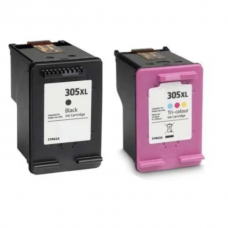 Set 2 Cartuse cerneala compatibile HP 305XL Black, HP 305XL Tricolor, 3YM62AE, 2x18 ml, 480 pagini